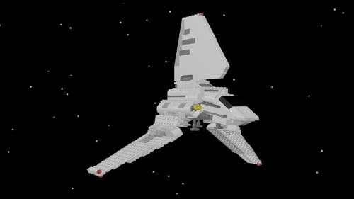 Brick sci-fi shuttle preview image